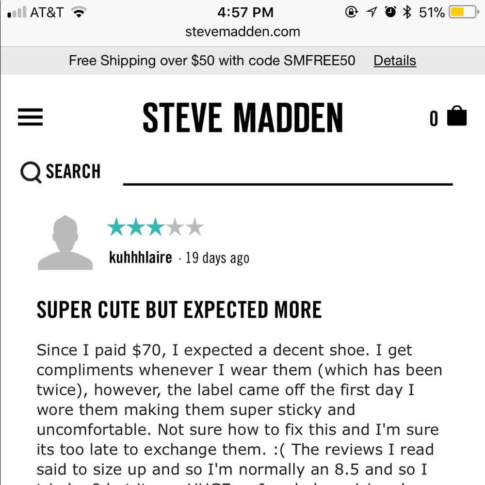 STEVE MADDEN KIMMIE BLACK SANDALS - Picture 8 of 8